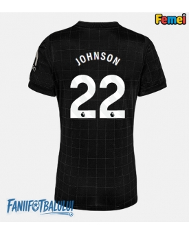 Tottenham Hotspur Brennan Johnson #22 Tricou Fotbal Replică 2025-26 Femei Deplasare